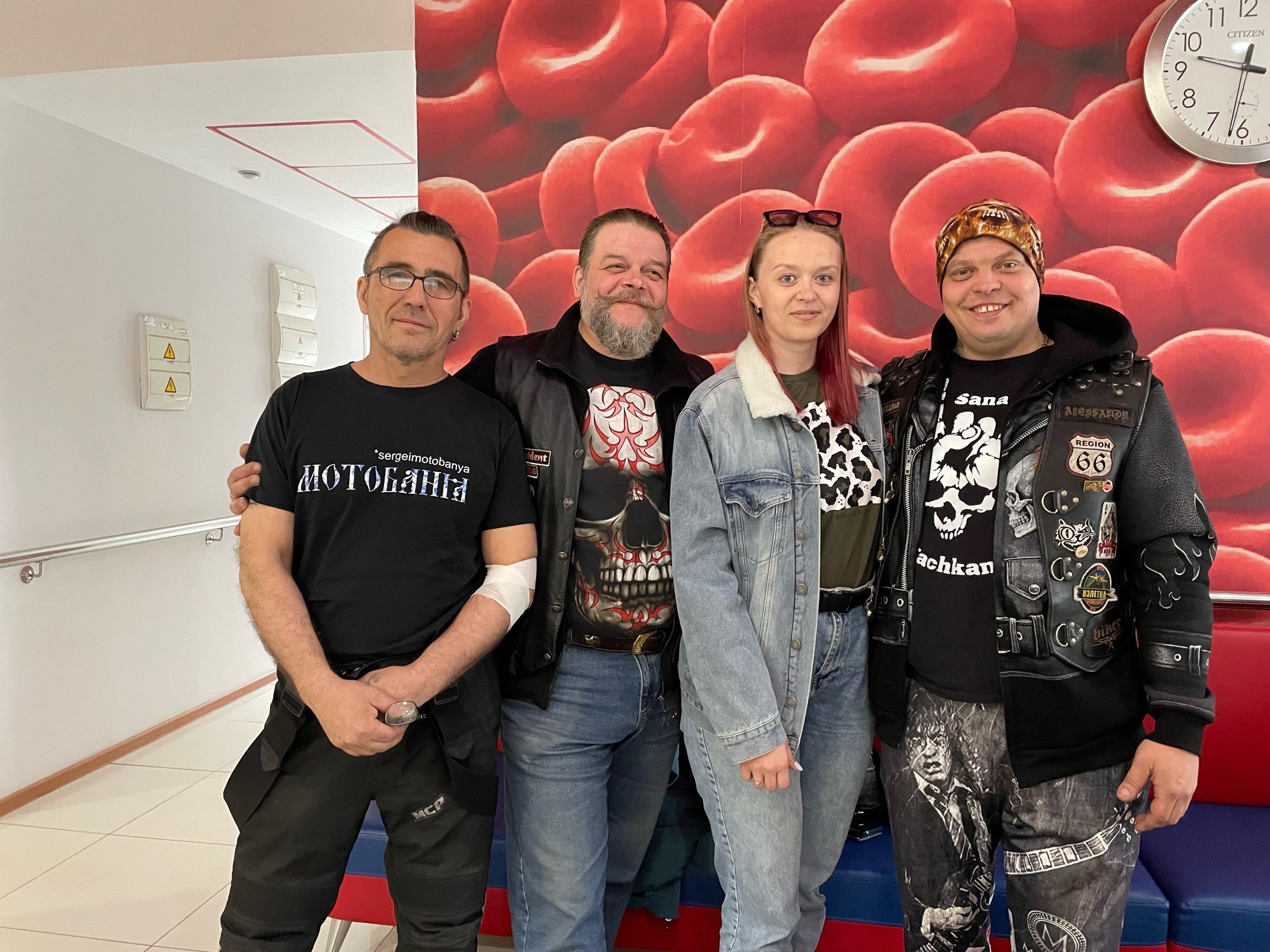 Екатеринбургские байкеры пополнили банк крови Свердловской области 